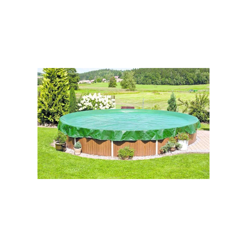 Bâche hiver pour piscine ovale 8 x 4 m