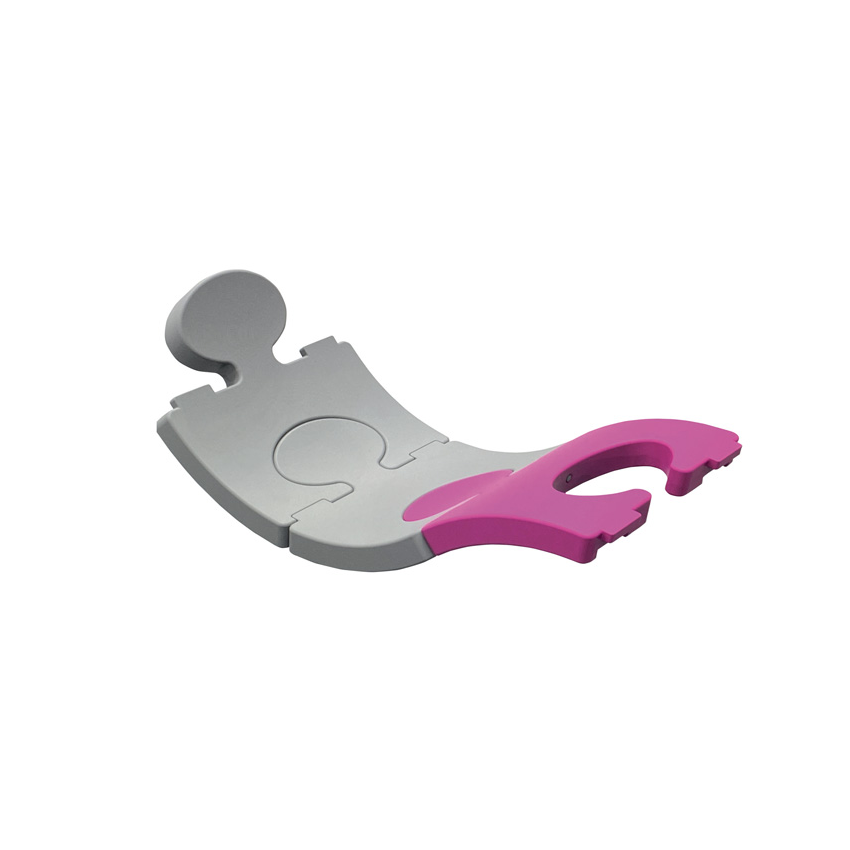 Bain de soleil HOOM Gris/Fushia pour piscine 