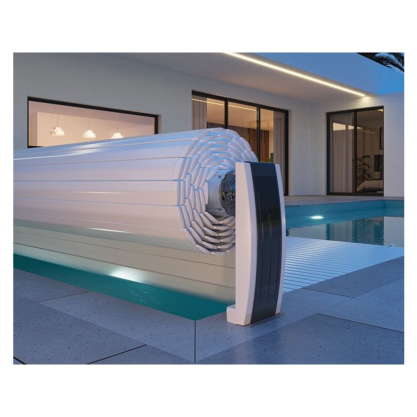 Volet roulant Hors sol pour piscine octogonal SAMOA 505x355 cm