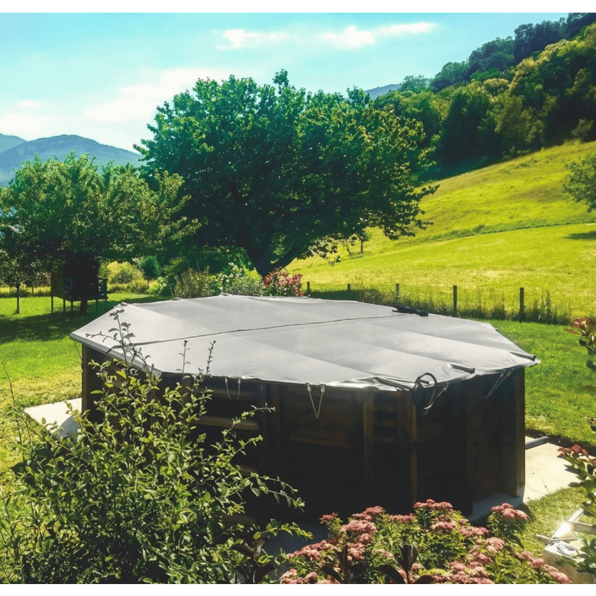 Bâche à barres pour Piscine Océa  610x400 - H130cm