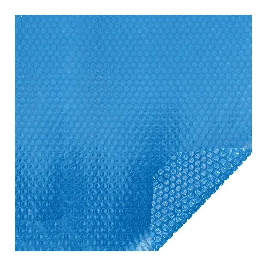 Bâche à bulles 400μ bleu pour piscine ovale allongée 980x490 cm 