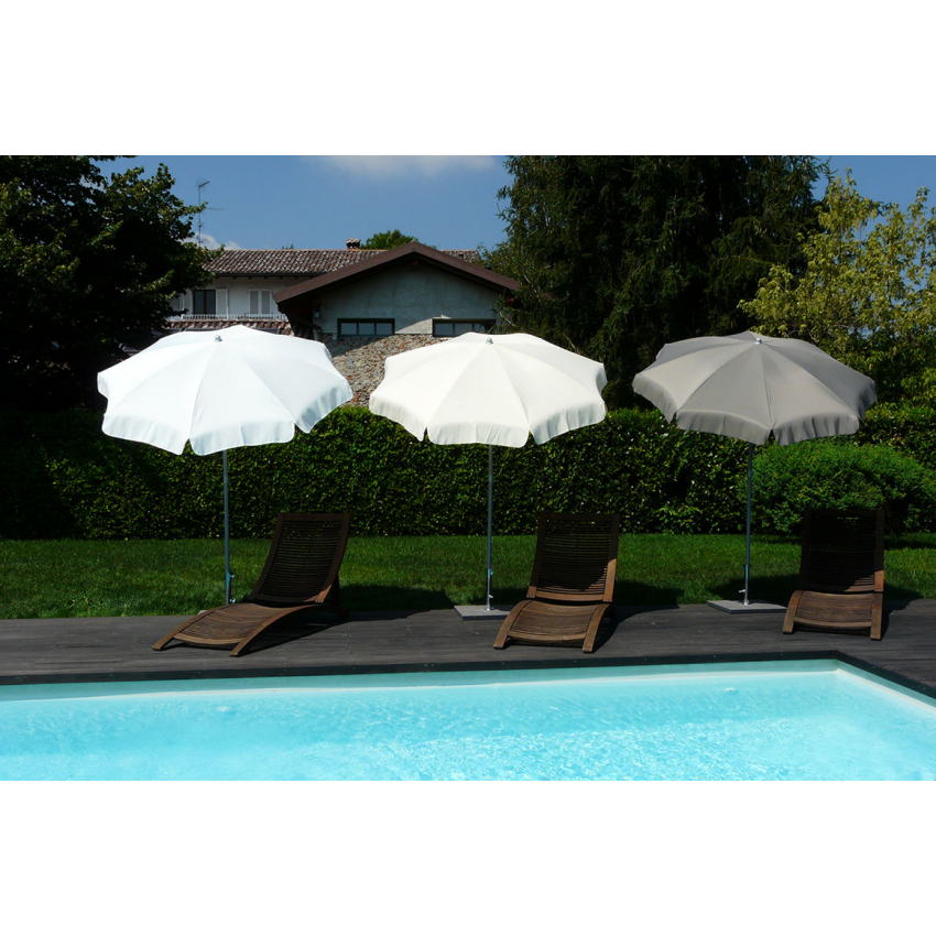 Parasol rond BORGO UV 50+ Diam 200 - 100/8 cm