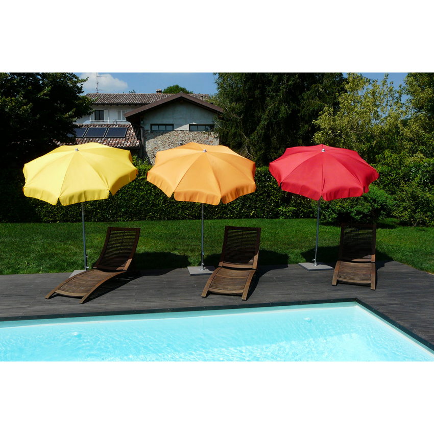Parasol rond BORGO UV 50+ Diam 200 - 100/8 cm