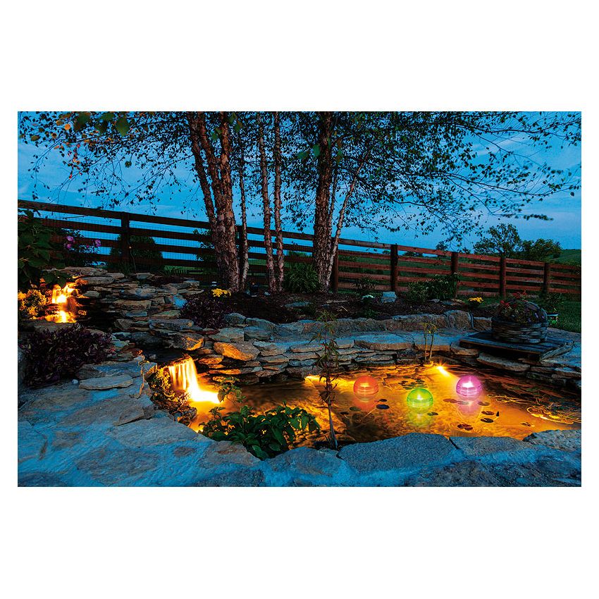 Boules LED de jardin 