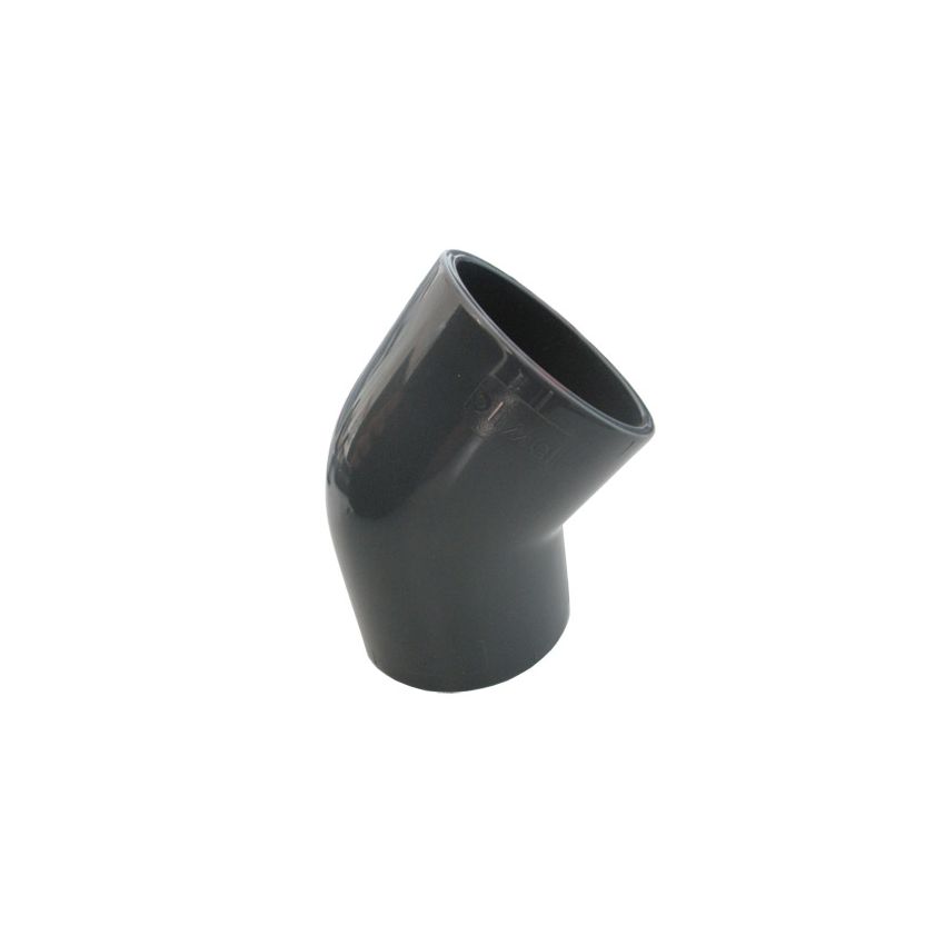 Raccord PVC Coude 45° 50 mm - PN 16