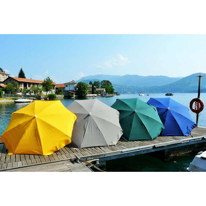 Parasol  VENEZIA Coton 200/8 cm Taupe et Ecru