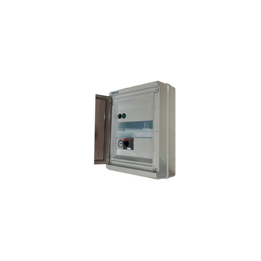 Coffret de filtration PANORAMA pour pompe monophasée ou triphasée 300 VA - Avec disjoncteur 4-6 V A SUPP LE 02/02/22 - A SUPPRIMER 07/2024 