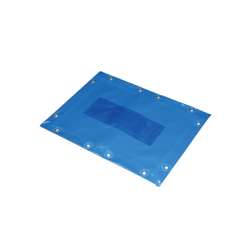 Bâche hiver pour Kit Piscine Béton Aspect Bois Allongé 787x472cm