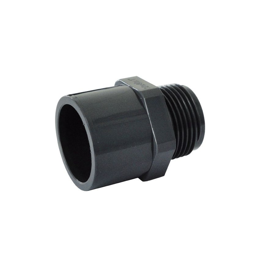 Raccord PVC Embout Fileté Simple 50 mm x1