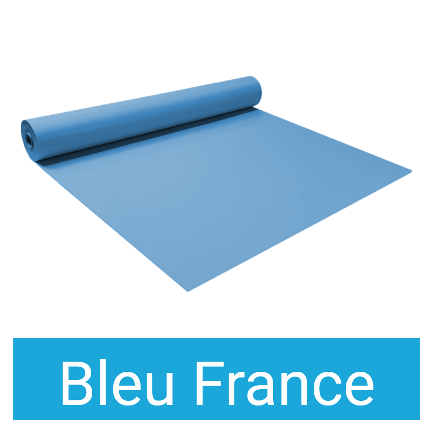 Liner uni 75/100 pour Kit Piscine Béton Aspect Bois Allongé 787x472x130cm