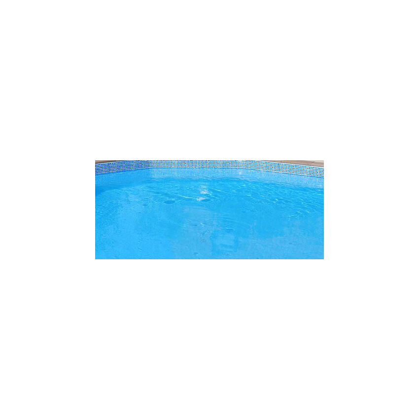 Liner mosaïque 75/100ème pour Kit Piscine en Béton Ronde 493x143cm