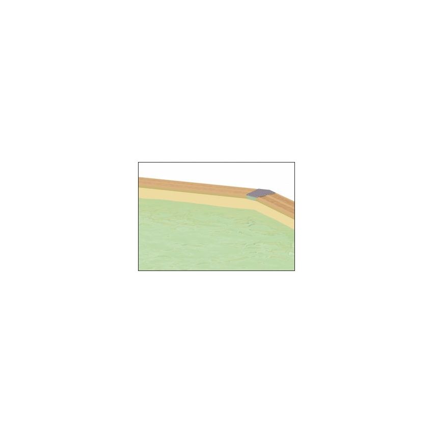 Liner Beige pour piscine 500 x 1100 x H140 cm