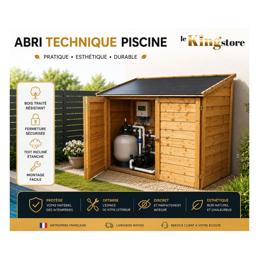 Coffre de Jardin en Bois TROCADERO 1200L