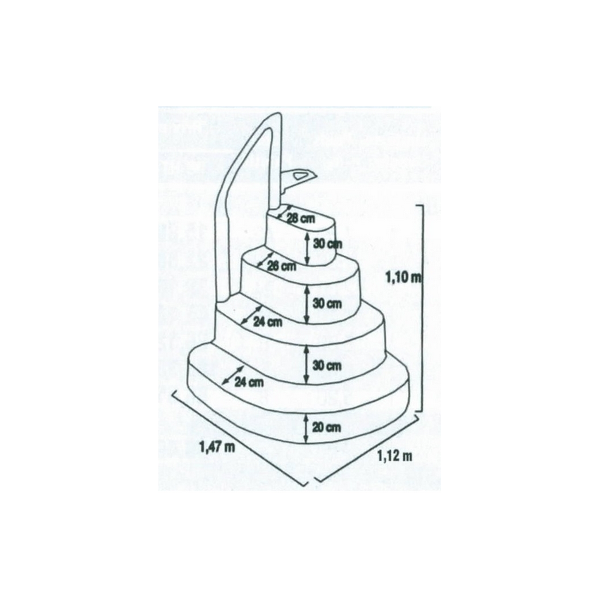 Escalier de piscine MAJESTIQUE 