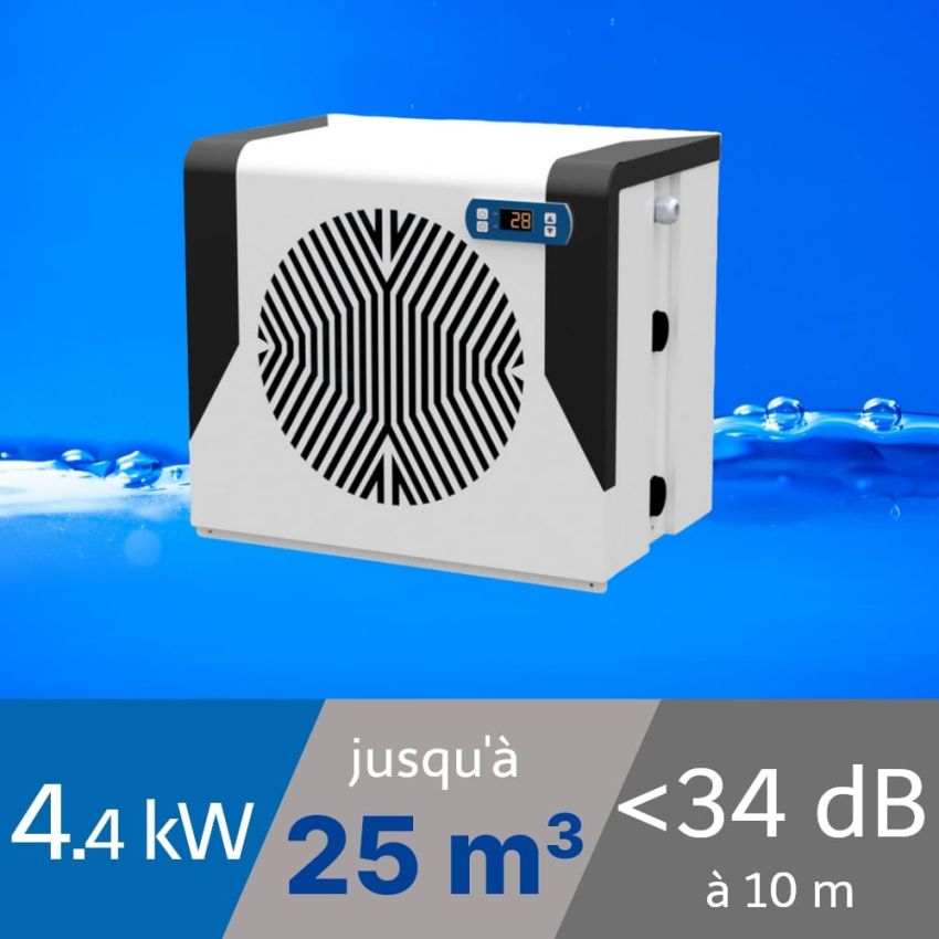 Pompe à chaleur Spark Mini 4.4 kW pour piscine de 15-25m3