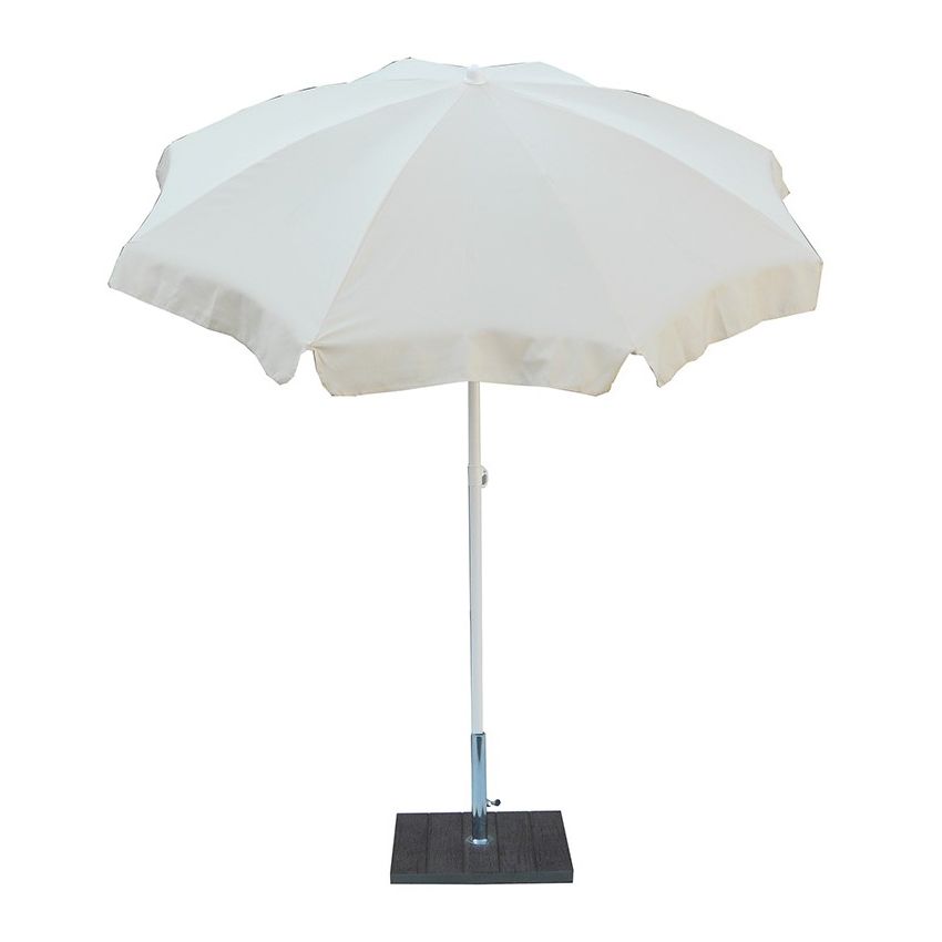 Parasol Ecru NOVARA 100/8cm ∅200cm