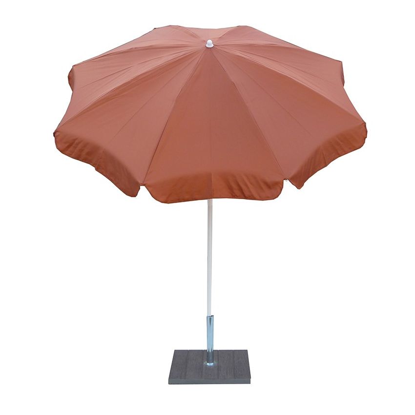 Parasol Terracotta NOVARA 100/8cm ∅200cm
