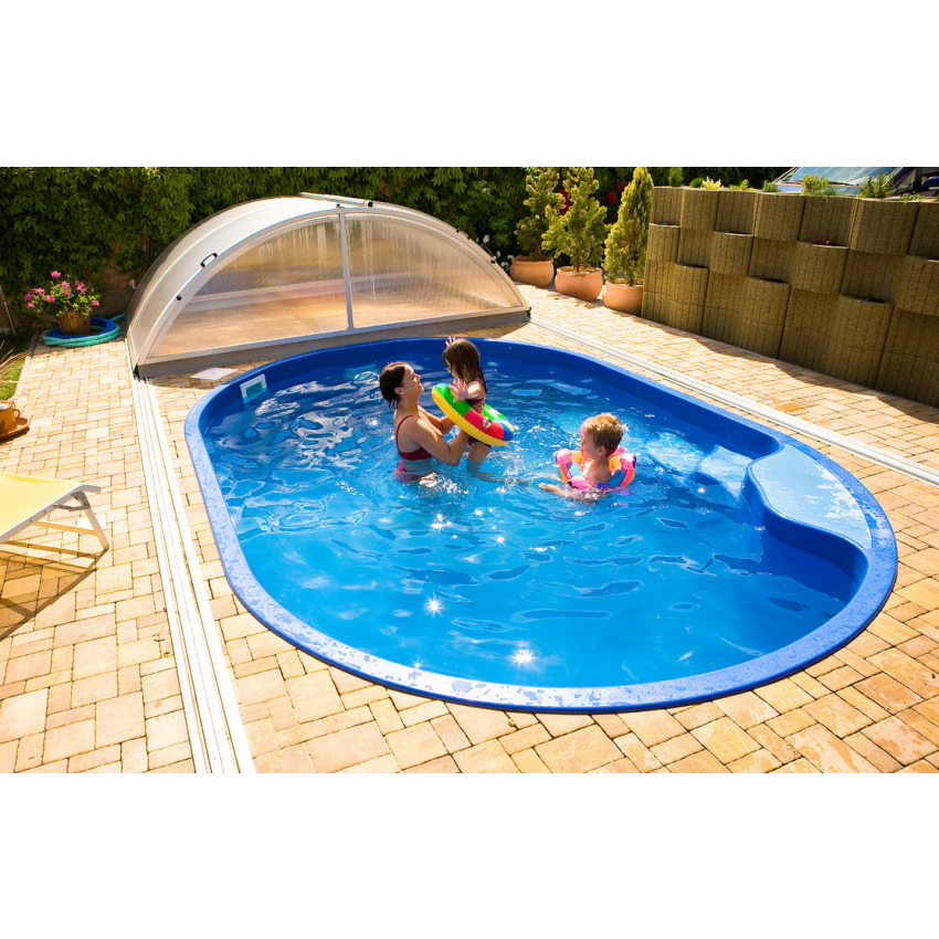 Piscine Coque en Fibre de verre OLYMP 450x300x120cm