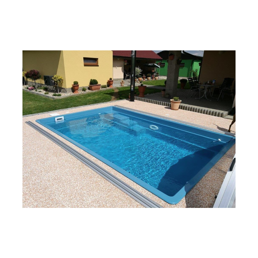 Piscine coque en Céramique IRIS 460x300x120cm 