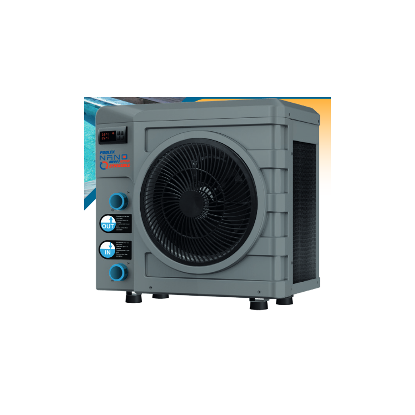 Pompe à chaleur Poolex Nano Action Reversible 3 kW pour piscine de 10-21m3 RUPTURE LE 01/04/2025