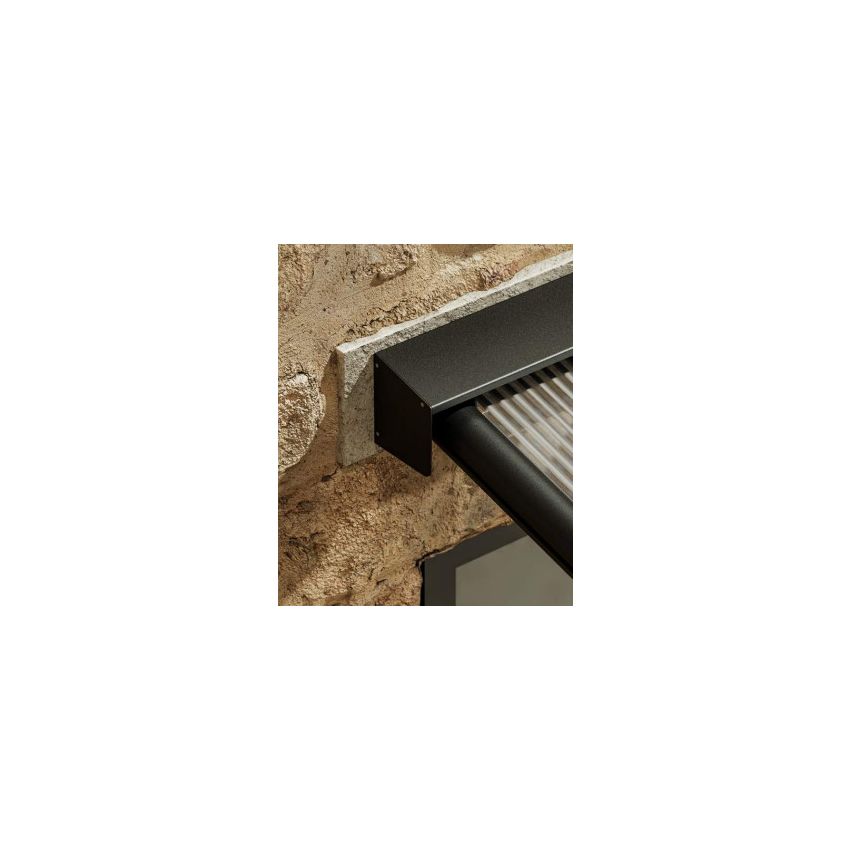 Pergola adossée Harmonie 3x8m Anthracite