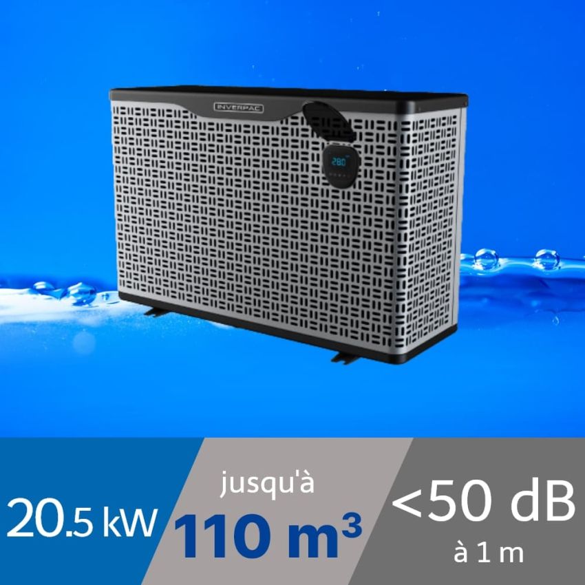 Pompe à chaleur Platinium Boost 20kW pour piscine de 40-110m3