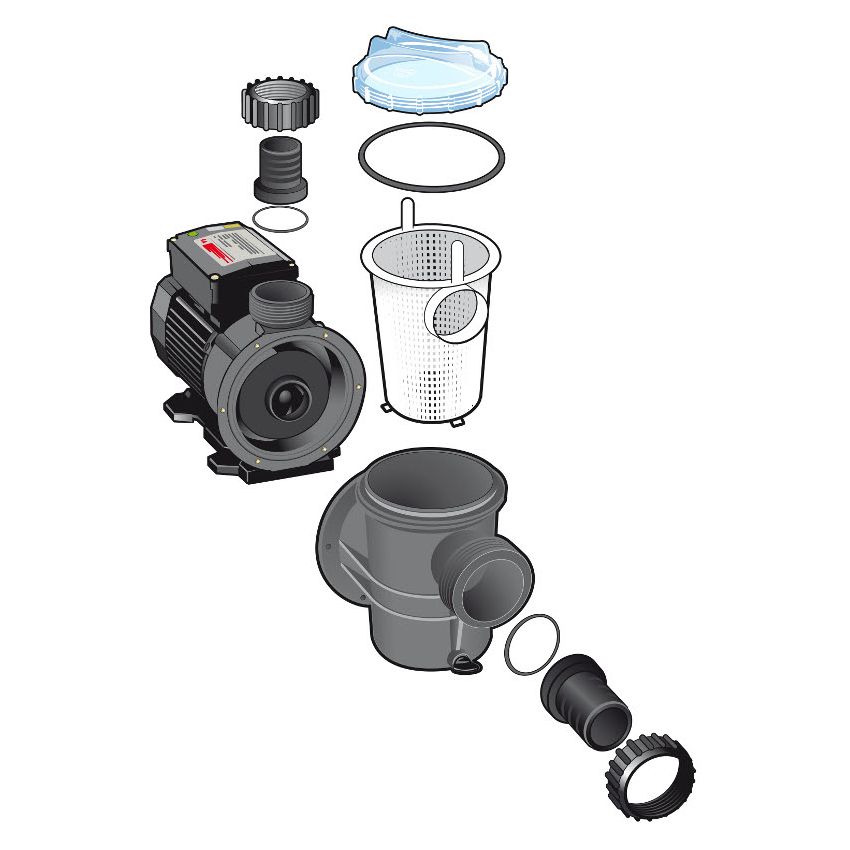 Pompe de Filtration TP35 UBBINK 5.4m3/h pour piscine