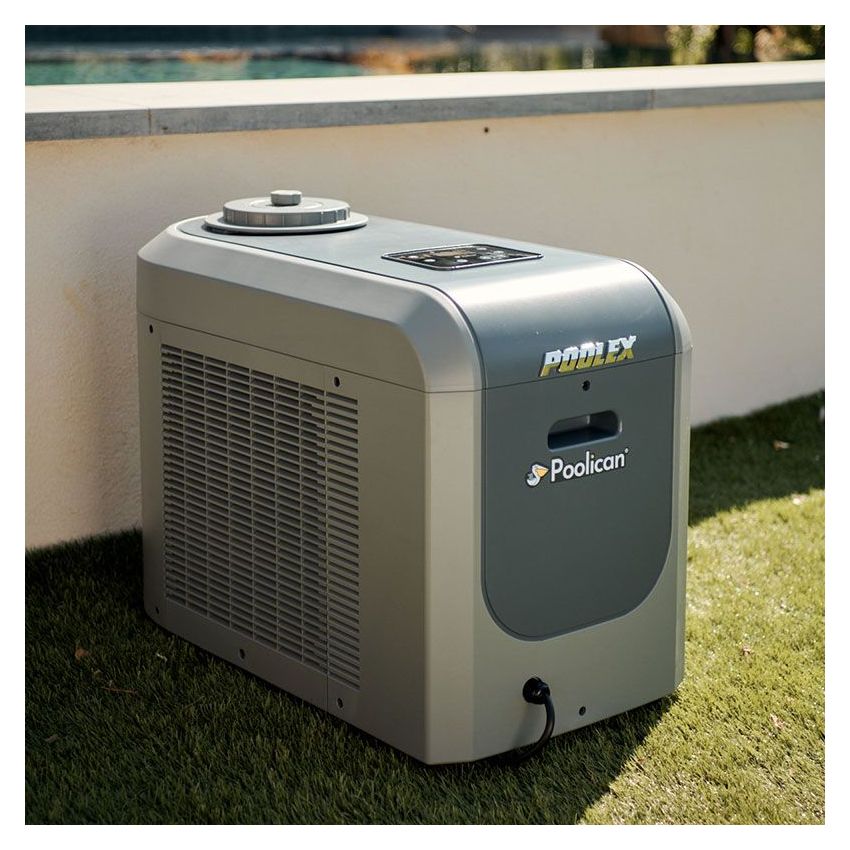 Système POOLICAN 4 en 1: Circulation Filtration Chauffage Traitement pour piscine jusqu'à 25m3 ( préfiltre et clapet anti-retour inclus )