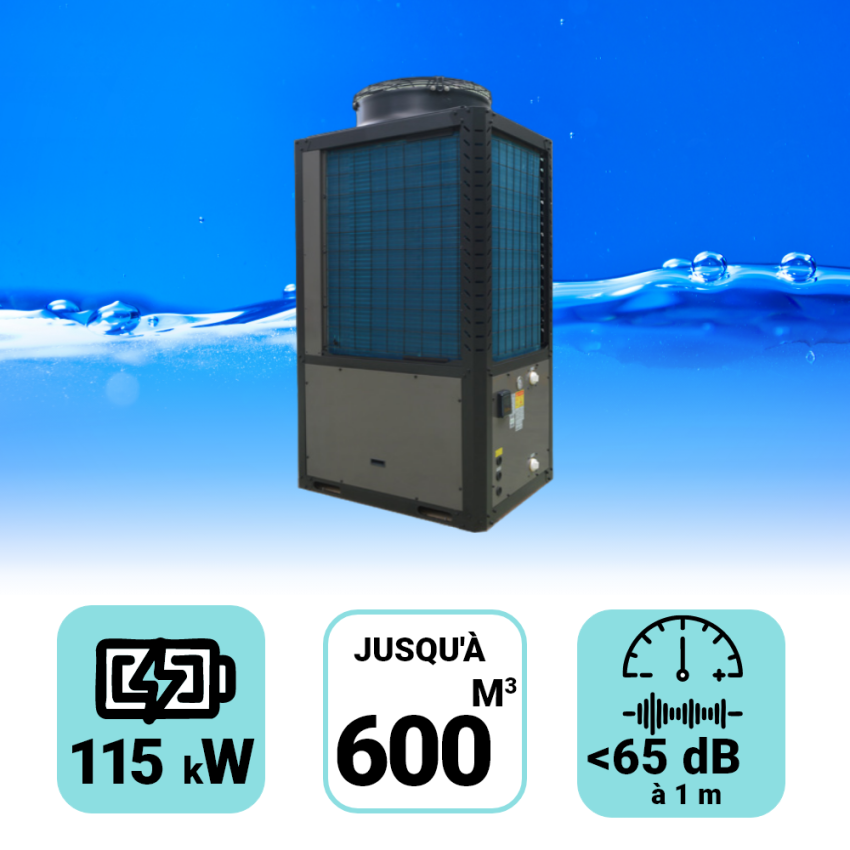 Pompe à chaleur PRO INVERTER 115 Kw