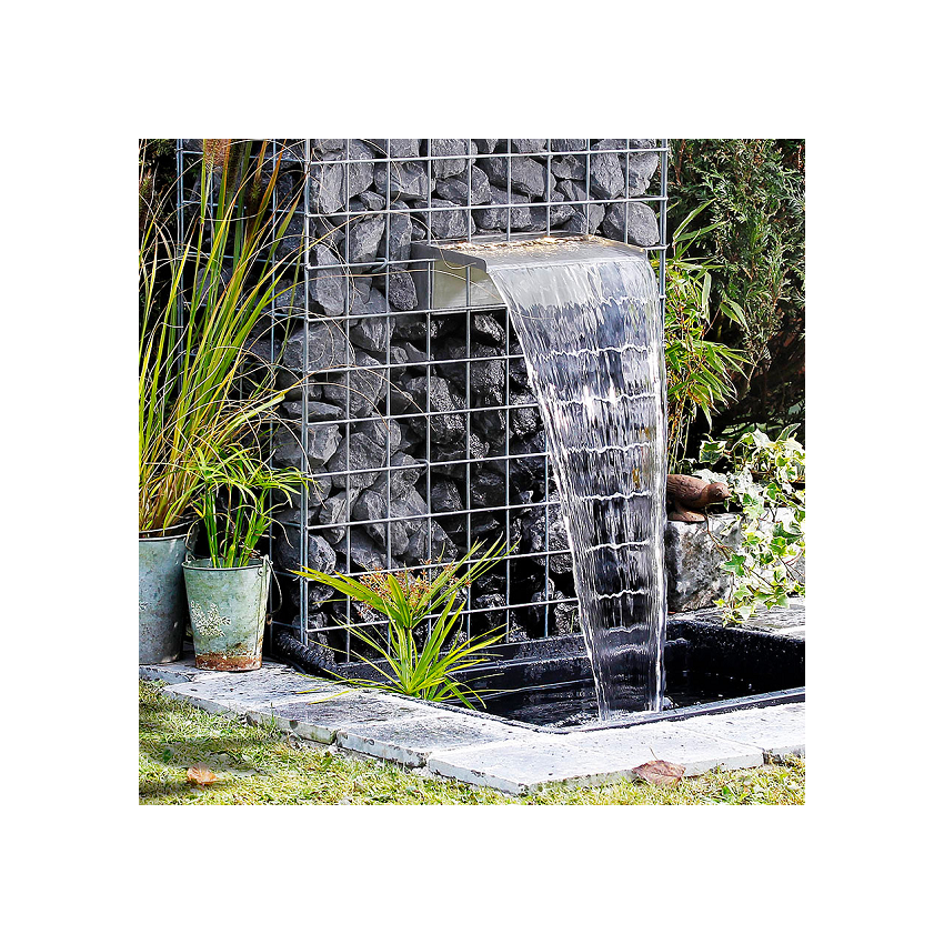 Cascade NIAGARA WALL Inox LED 30cm