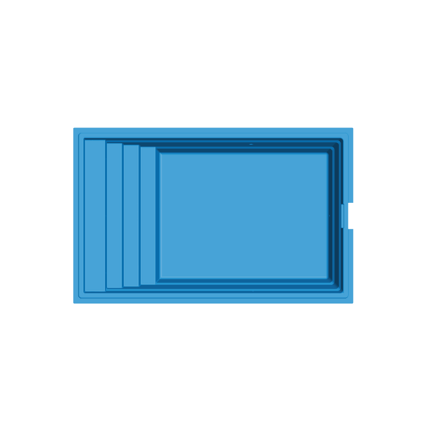 Piscine Coque 5.20 x 3.20 x 1.50 m RHONE