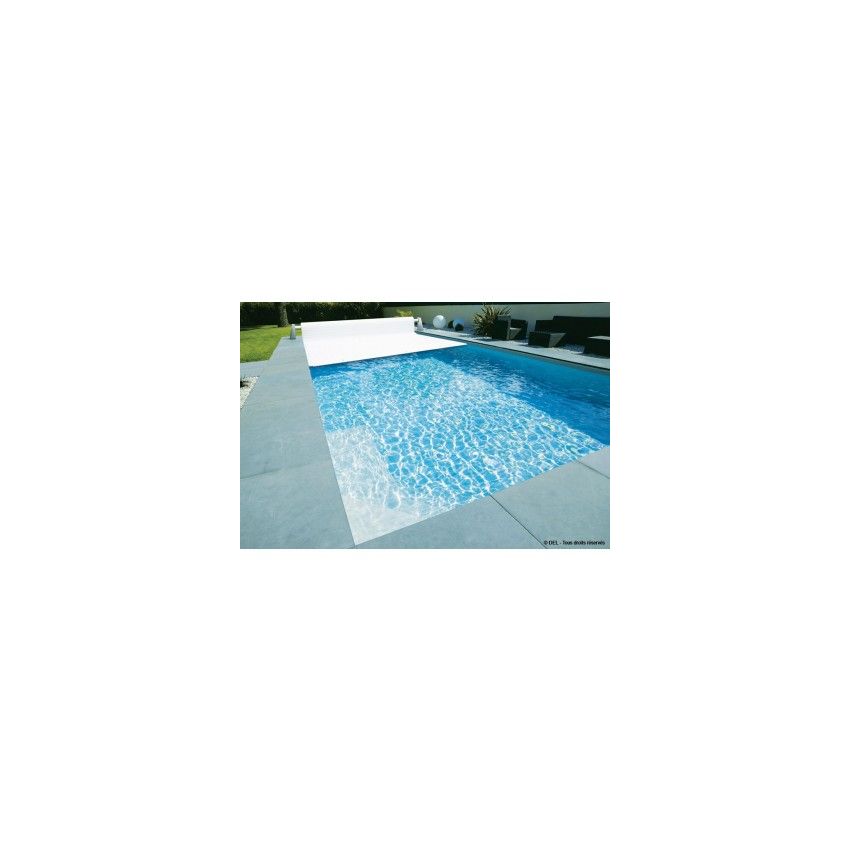 Volet roulant fixe pour piscine rectangulaire 620x420cm