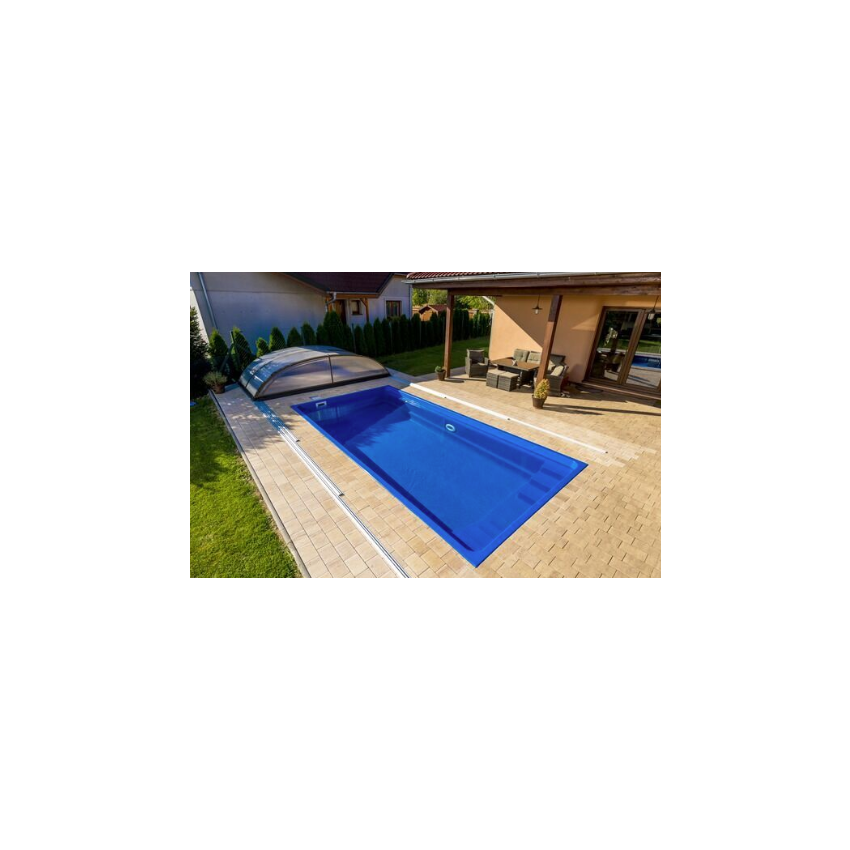 Piscine Coque en Céramique DAHLIA 600x300x120cm 