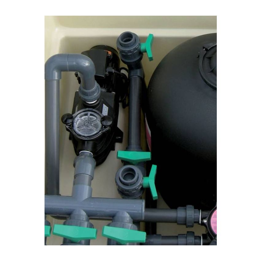 Filtre à sable Powerline D600 + pompe Superpool 1 CV