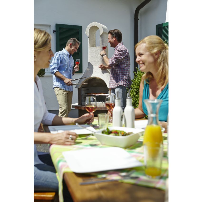 Barbecue ST MORITZ en Béton 110x65x203cm