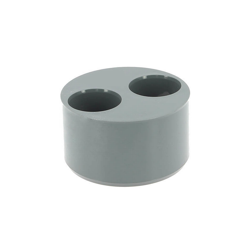 Raccord PVC évacuation Tampon Réduit Double MFF 100X40X40mm