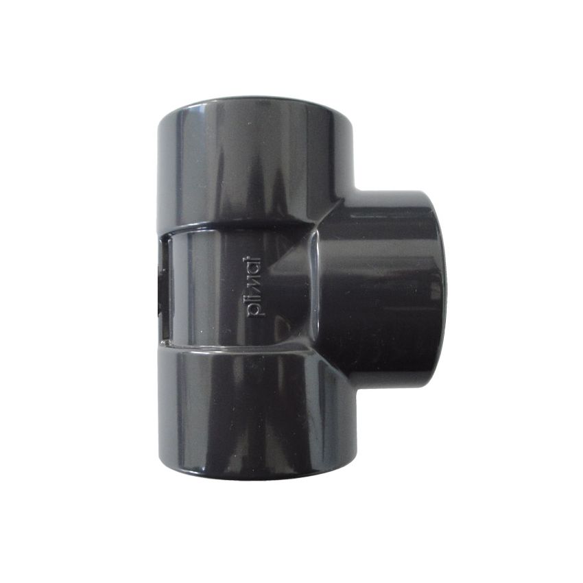 Raccord PVC Té 90° 1’’1/2 PN 10 femelle à visser