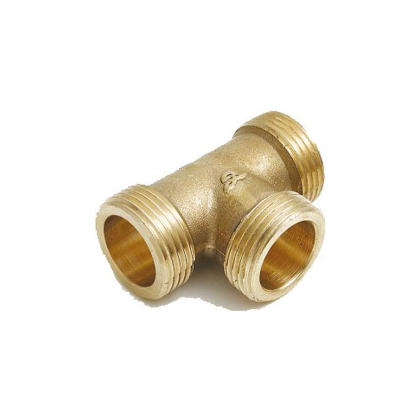 Raccord laiton té 90° male diamètre 1/2 -Pn25-