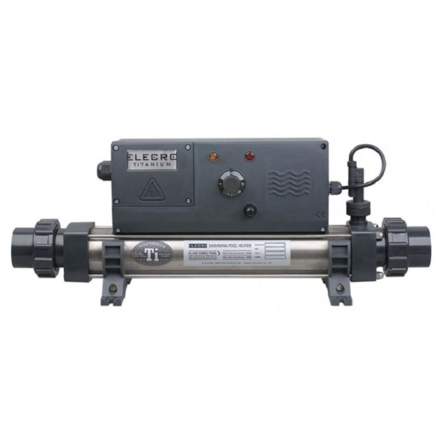 Réchauffeur Piscine 6 KW Mono/Tri Titane VULCAN 