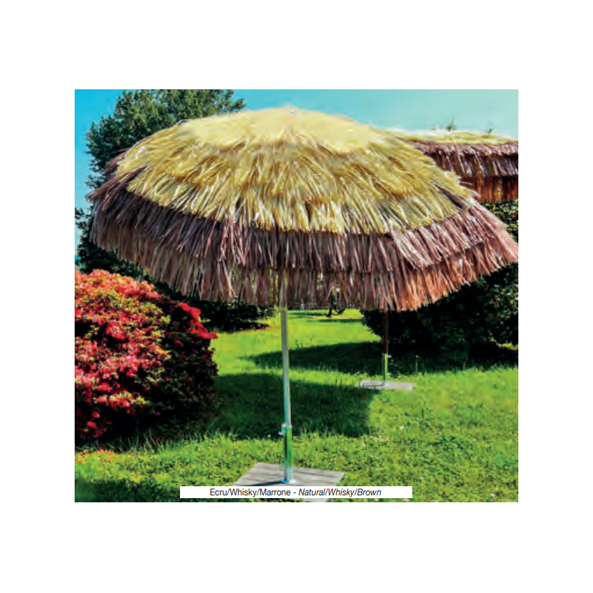 Parasol rond TULUM 100/8 cm - diam 200 cm