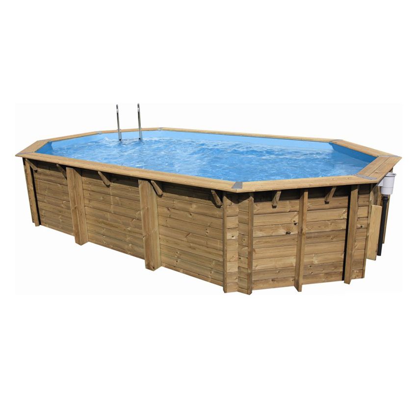 Piscine bois Allongée UBBINK AZURA 550x355x120cm