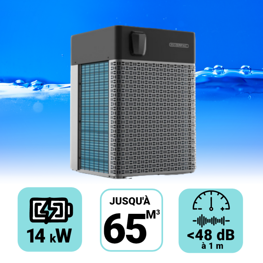 Pompe à chaleur Platinium 14 kW pour piscine de 16-65m3