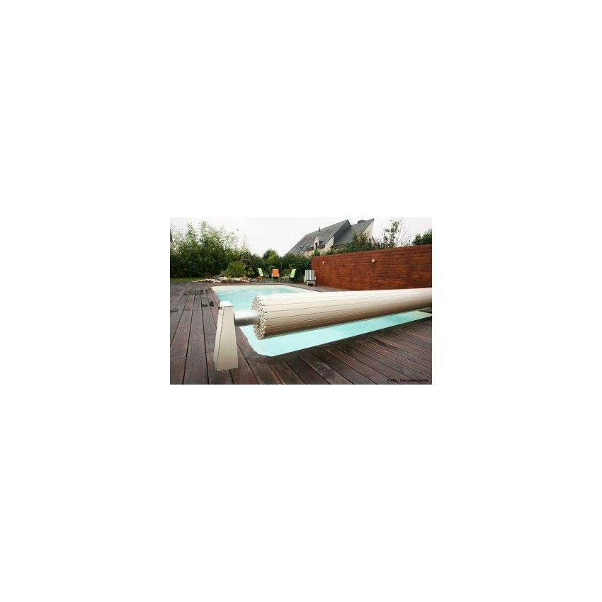Volet roulant fixe pour piscine rectangulaire 620x420cm