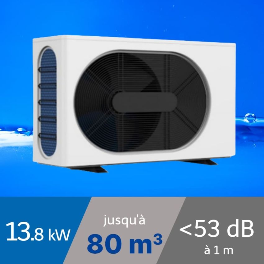 Pompe à chaleur Wega 14 kW pour piscine de 60-80m3