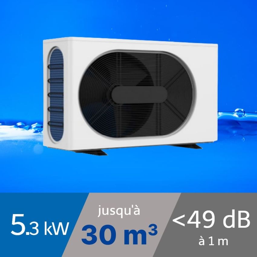 Pompe à chaleur Wega 6 kW pour piscine de 30m3