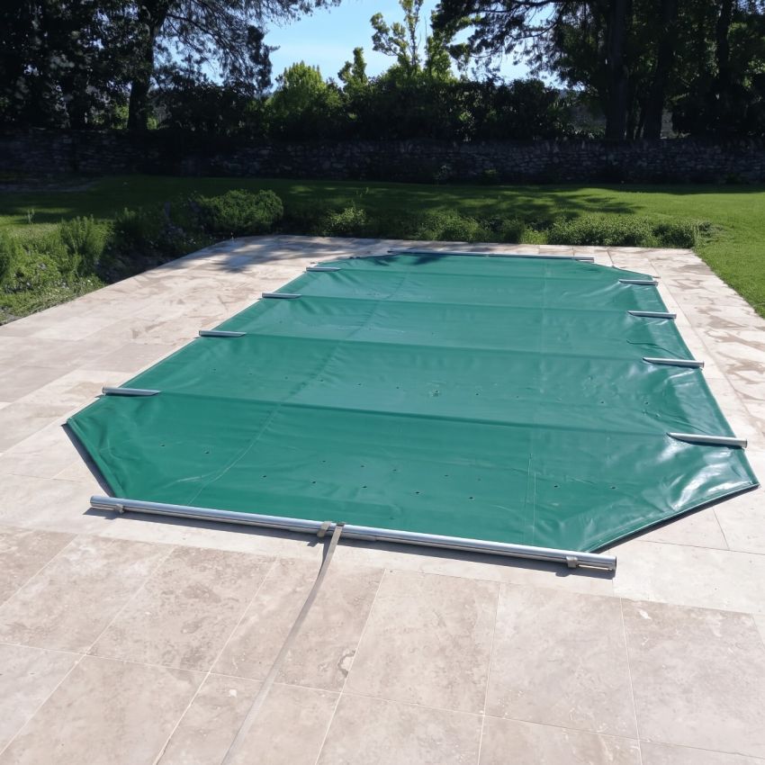 Bâche à barres pour Piscine Azura 750x400 - H130cm