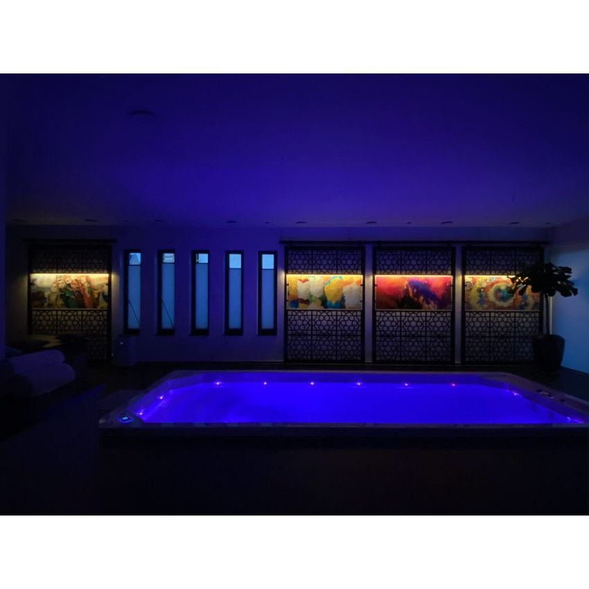 Spa de nage Acrylique Rectangulaire SPARK 3 Places 591x235x129cm