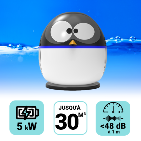Pompe à chaleur Penguin 5kW - jusqu'à 30m3