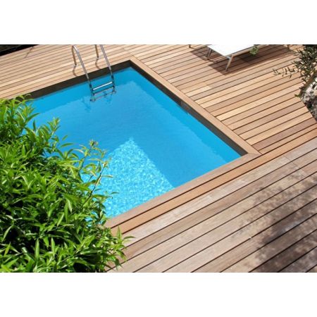 Piscine Bois carrée Tropicana 320x320x145 cm