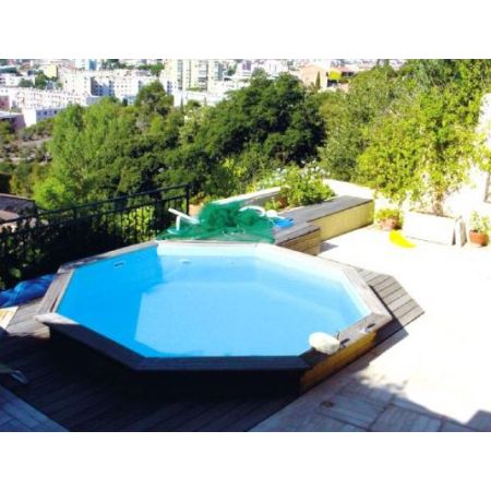 Piscine Bois Diamant Ronde ⌀360x131cm